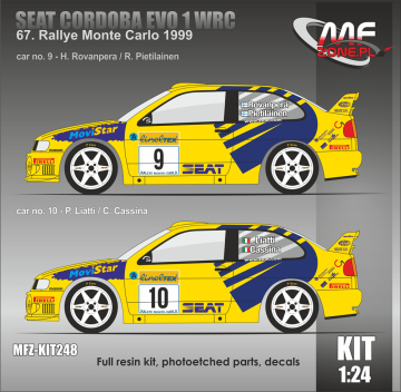 Seat Cordoba WRC EVO 1 MFZKIT248 Mf-zone