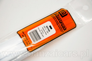 Profil pręt przekrój prostokąt 2.1mm x 6.4mm x 25cm Plastruct 90769