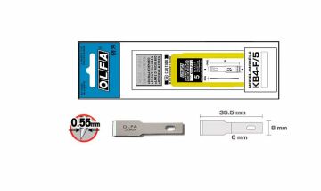 Ostrza wymienne Olfa dłutowe KB4-F/5 - OLF-KB4F5
