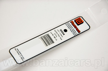 Profil pręt przekrój koło O śr. 0.9mm x 25cm Plastruct 90854