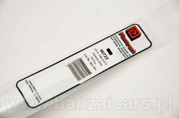 Profil pręt przekrój prostokąt 0.5mm x 1.0mm x 25cm Plastruct 90722