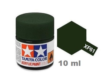 Farba modelarska XF-61 Dark Green  10 ml Tamiya 81761