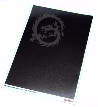 Kalkomania - Karbon carbon wzór C SK Decals SKDCF003