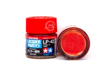 Farba Lacquer Paint LP-42 Mica Red - Czerwony 10 ml Tamiya 82142