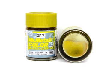 Farba Mr. Color Metallic GX-217 Rough Gold - złota metaliczna - Gunze GUNGX217