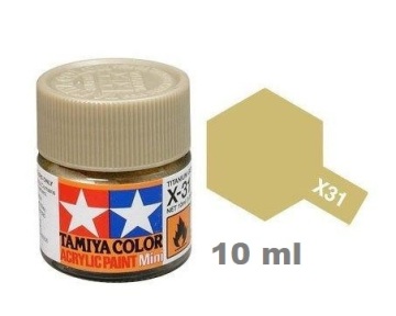 Farba modelarska Titanium Gold X-31 złoty metalik 10 ml Tamiya 81531