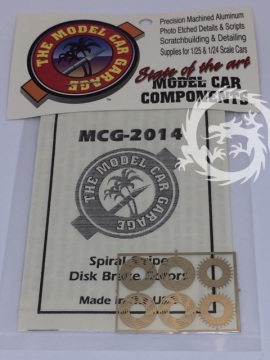 Tarcze hamulcowe wentylowane rotacyjnie 11 mm The Model Car Garage  MCG 2014