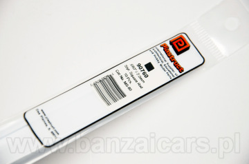 Profil pręt kwadrat 2.1mm x 2.1mm x 25cm Plastruct 90760