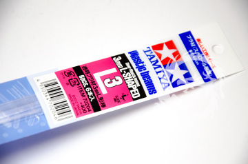 Profile plastikowe kształt L 3mm Plastic Beams - 6szt. Tamiya 70204