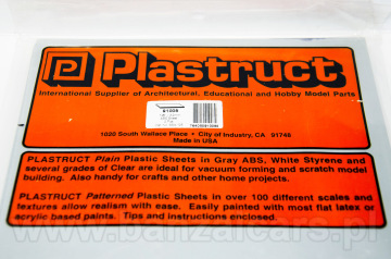 Płyta szara arkusz 178mm x 300mm x 3.2mm Plastruct 91008