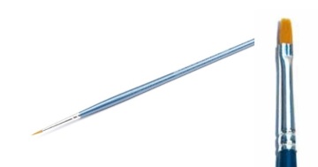 Pędzel modelarski syntetyczny płaski 0 - Italeri 51223