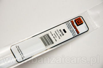 Profil pręt przekrój prostokąt 0.5mm x 2.1mm x 25cm Plastruct 90724