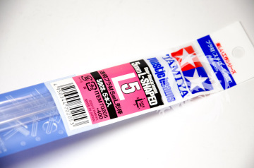 Profile plastikowe kształt L 5mm Plastic Beams - 5szt. Tamiya 70205