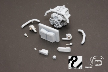 Silnik żywiczny 1/24 VR38DETT