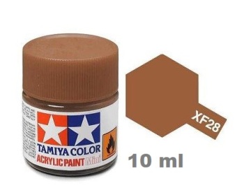 Farba modelarska Dark Copper XF-28 miedziany metalik 10 ml Tamiya 81728