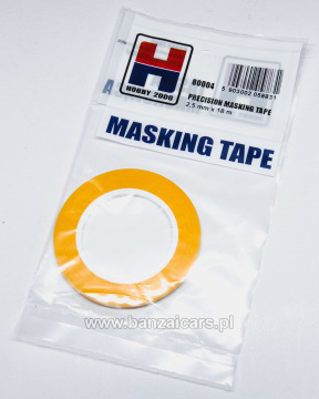 Taśma maskująca 2,5mm x 18m Hobby2000 H2K80004