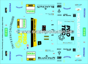 Kalkomania Lamborghini Gallardo GT3 GT Masters Scale Production SPD24051