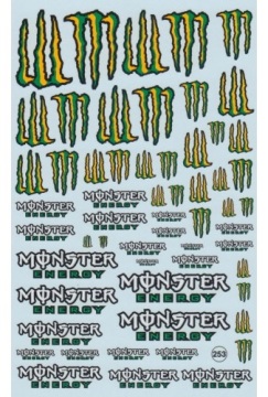 Kalkomania Monster Modelworks TEM253