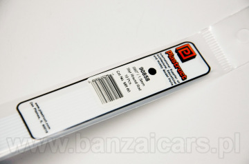 Profil pręt przekrój koło O śr. 1.5mm x 25cm Plastruct 90858