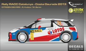 Kalkomania Citroen DS3 RRC Kubica MFZ-DC249 MF-zone