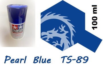 Farba w aerozolu TS-89 Pearl Blue - granatowy - Spray Tamiya 85089