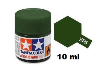 Farba modelarska XF-5 Flat Green 10 ml Tamiya 81705