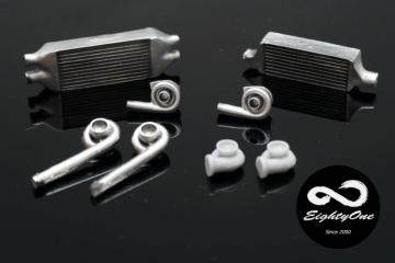 Zestaw turbo + intercooler t6 turbosprężarek i dwie chłodnice powietrza EightyOne P003