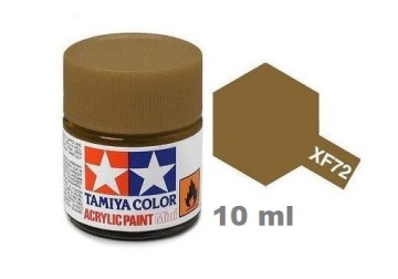 Farba modelarska Brown mat  XF-72 brązowa 10 ml Tamiya 81772