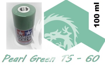 Farba w aerozolu TS-60 Pearl Green - perłowy zielony Tamiya 85060