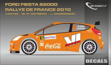 Kalkomania Ford Fiesta s2000 Ostberg MFZ-DC2414 MF-zone