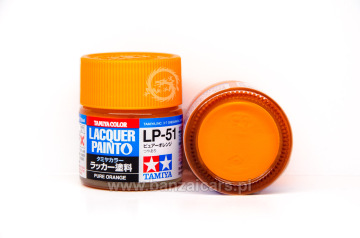 Farba Lacquer Paint LP-51 Pure Orange - Pomarańczowy 10 ml Tamiya 82151
