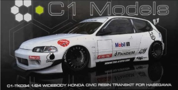 Transkit do Honda Civic Hasegawa PANDEM C1 Models - C1TK034