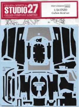 Carbon Decal Set - karbon dedykowany do modelu Ferari Enzo - Studio27 CD24003