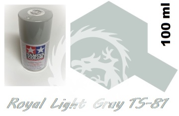 Farba w aerozolu TS-81 Royal Light Gray - jasny niebieski - Tamiya 85081