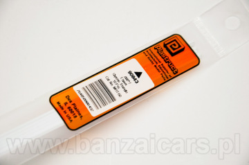 Profil pręt trójkąt 1.5mm x 25cm Plastruct 90843