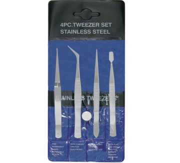 Pęseta - Zestaw 4 pęset modelarskich Excel Hobby Tools 30416