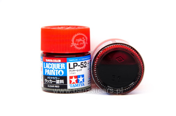Farba Lacquer Paint LP-52 Clear Red - Czerwony transparentny 10 ml Tamiya 82152