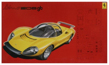 Ferrari Dino 206 GT 123639 - FUJ123639 - Fujimi