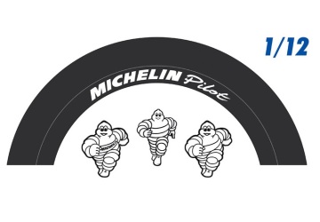 Kalkomania na opony Michelin lata '90 - Blue Stuff 12-007