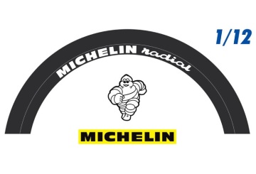 Kalkomania na opony Michelin lata '80 - Blue Stuff 12-002
