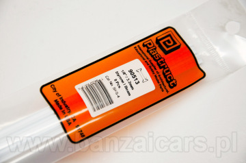 Profil szyna przekrój I 3.2mm x 1.6mm x 0.7mm x 38cm Plastruct 90513