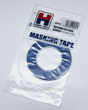 Taśma maskująca elastyczna do zagięć 1,5mm x 18m Hobby2000 H2K80012