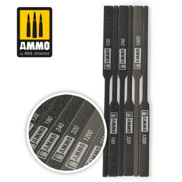 Pilniki - elastyczne pilniki ścierne - Ammo Mig Jimenes 8567