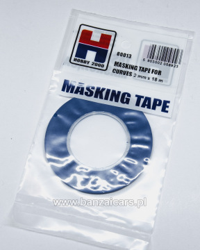 Taśma maskująca elastyczna do zagięć 2mm x 18m Hobby2000 H2K80013