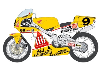 Kalkomania Honda NSR500 HB PE Chili '89 - Blue Stuff 12-005