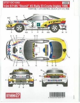 Kalkomania Toyota Celica ST185 Stomil 1996 Studio27 DC1040