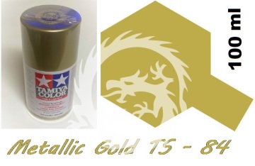 Farba w aerozolu TS-84 Metallic Gold - złoty metalik - Tamiya 85084