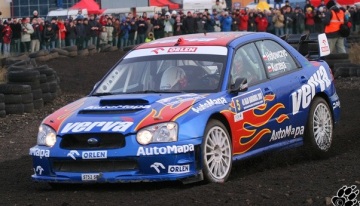 Kalkomania Subaru Impreza S11 WRC Barbórka 2007 Hołowczyc Kurzeja MFZDC24024 MF-zone