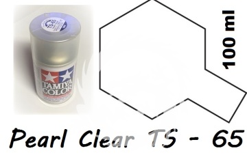 Farba w aerozolu TS-65 Pearl Clear - transparętny perłowy - spray - Tamiya 85065