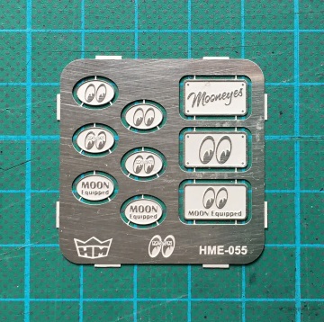 Emblematy Mooneyes set2 High Light Model Studio HME-055